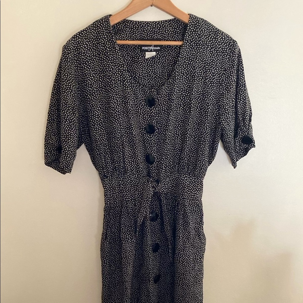 Positive Attitude Size 11/12 Black Vintage Dress